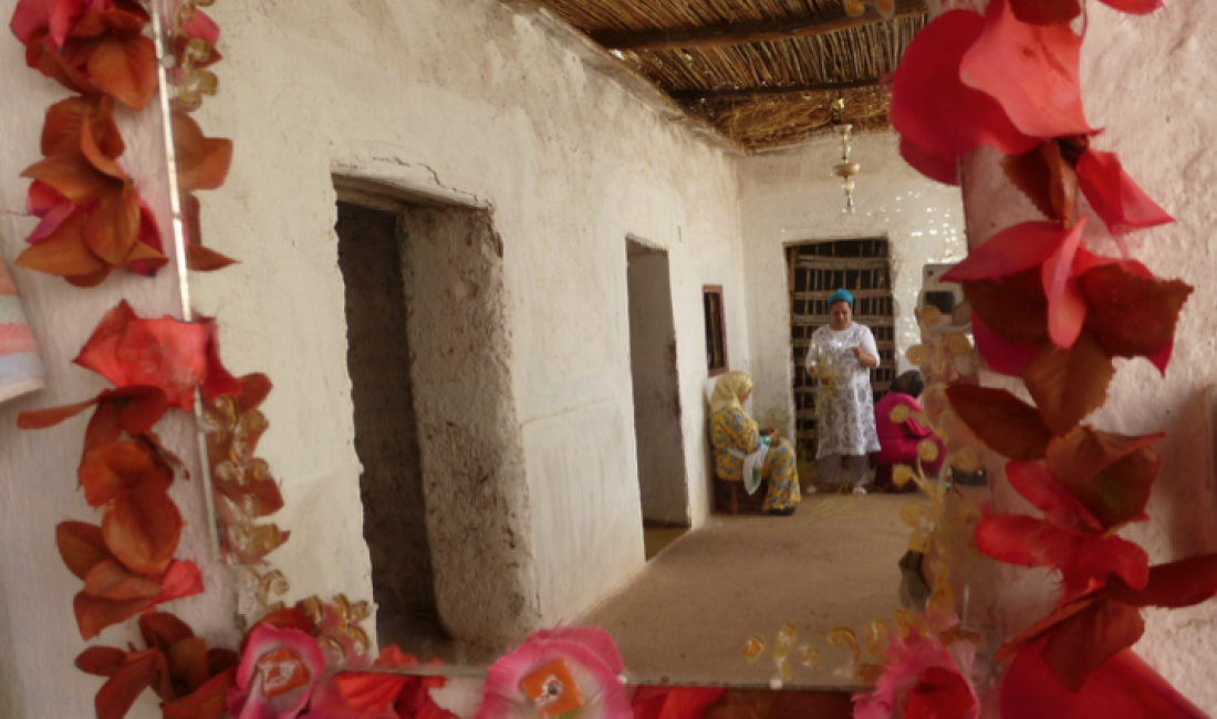 Il patio di una casa tradizionale berbera © Elena Masera
