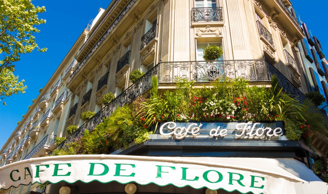 Il Café de Flore, uno dei simboli della cultura francese sulla Rive Gauche