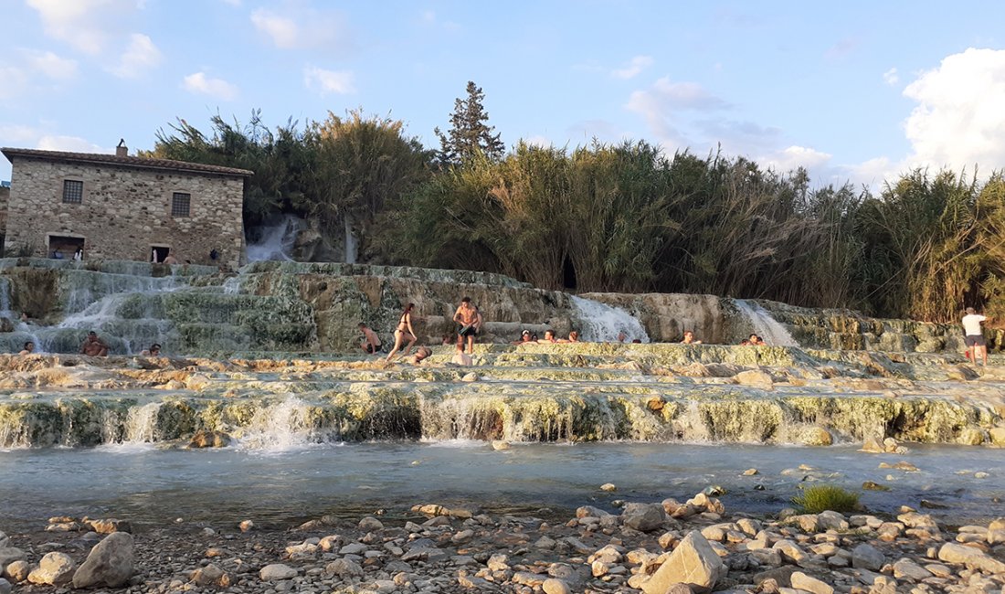 Le cascate del Mulino alle Terme di Saturnia. Credits Francesco Giro