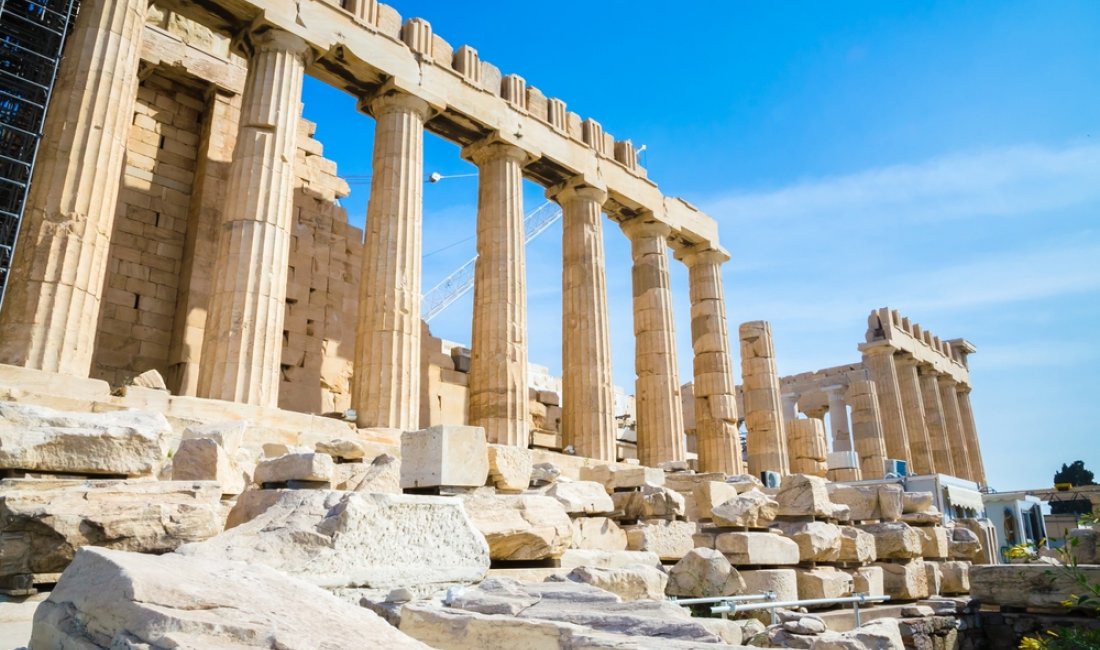 Le maestose colonne del Partenone. Credits Olena Znak / Shutterstock