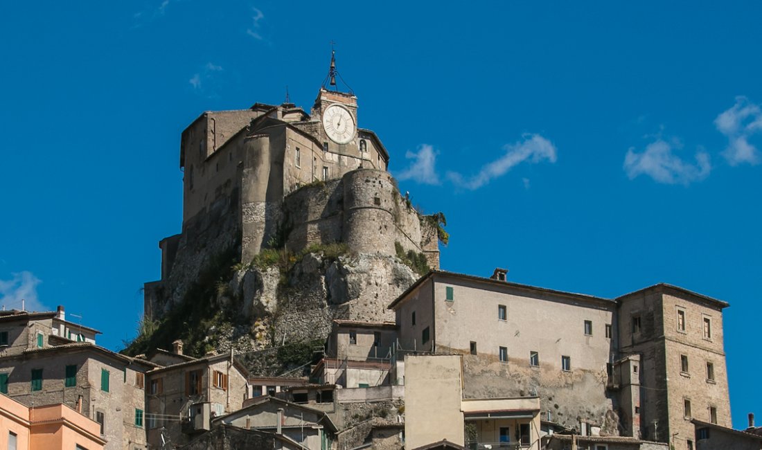 Subiaco, in Lazio, dove nacque Lucrezia